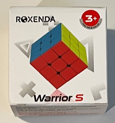 ROXENDA 3X3 Warrior S Speed Cube Puzzle, Stickerless / EQY503
