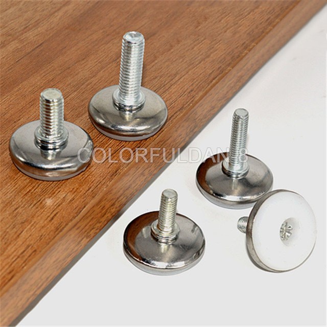 20PCS M6/M8 Furniture Chair Legs Threaded Screw Adjustable Glide