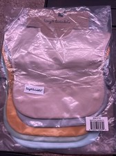 Tiny Twinkle Mess-Proof, Waterproof Baby Bib 5 pack 