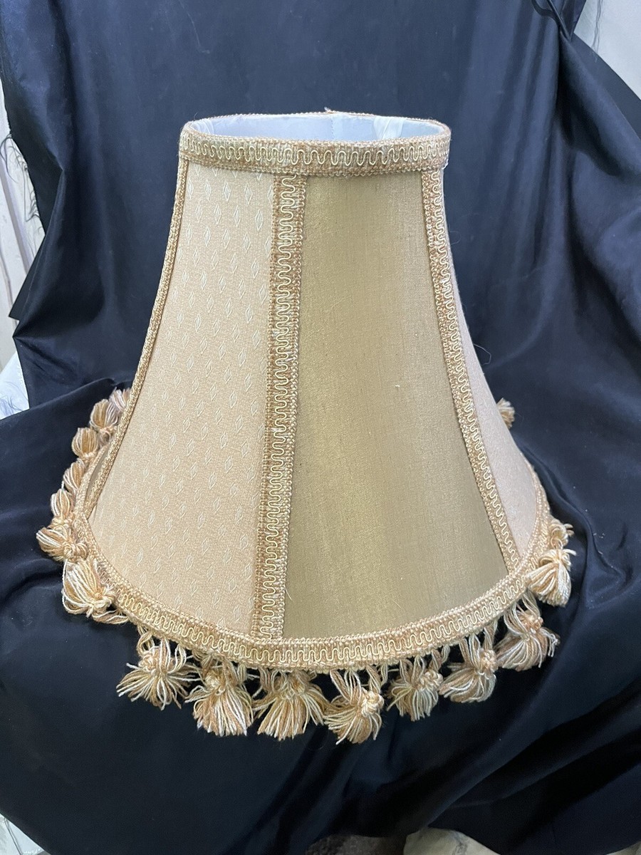 Vintage Victorian French Beige Fringe Lamp Shade Various Fabric