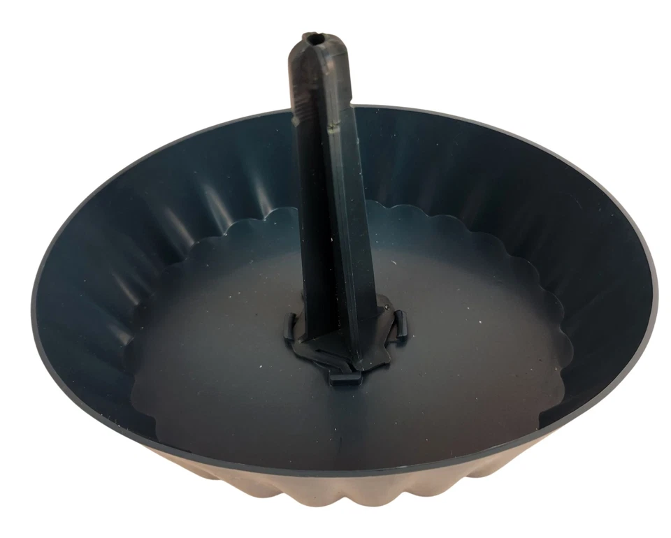 Tazón de diseño de arreglo floral ovalado de plástico verde Teleflora con centavo desmontable Foto 2 de 4