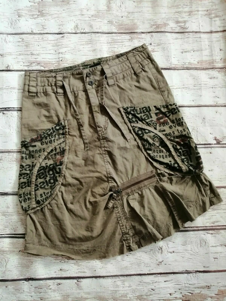 Long khaki top skirts xs