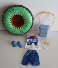Barbie Ken Outfit, Shoes, Accessories & Cooler + Inflatable Pool Float