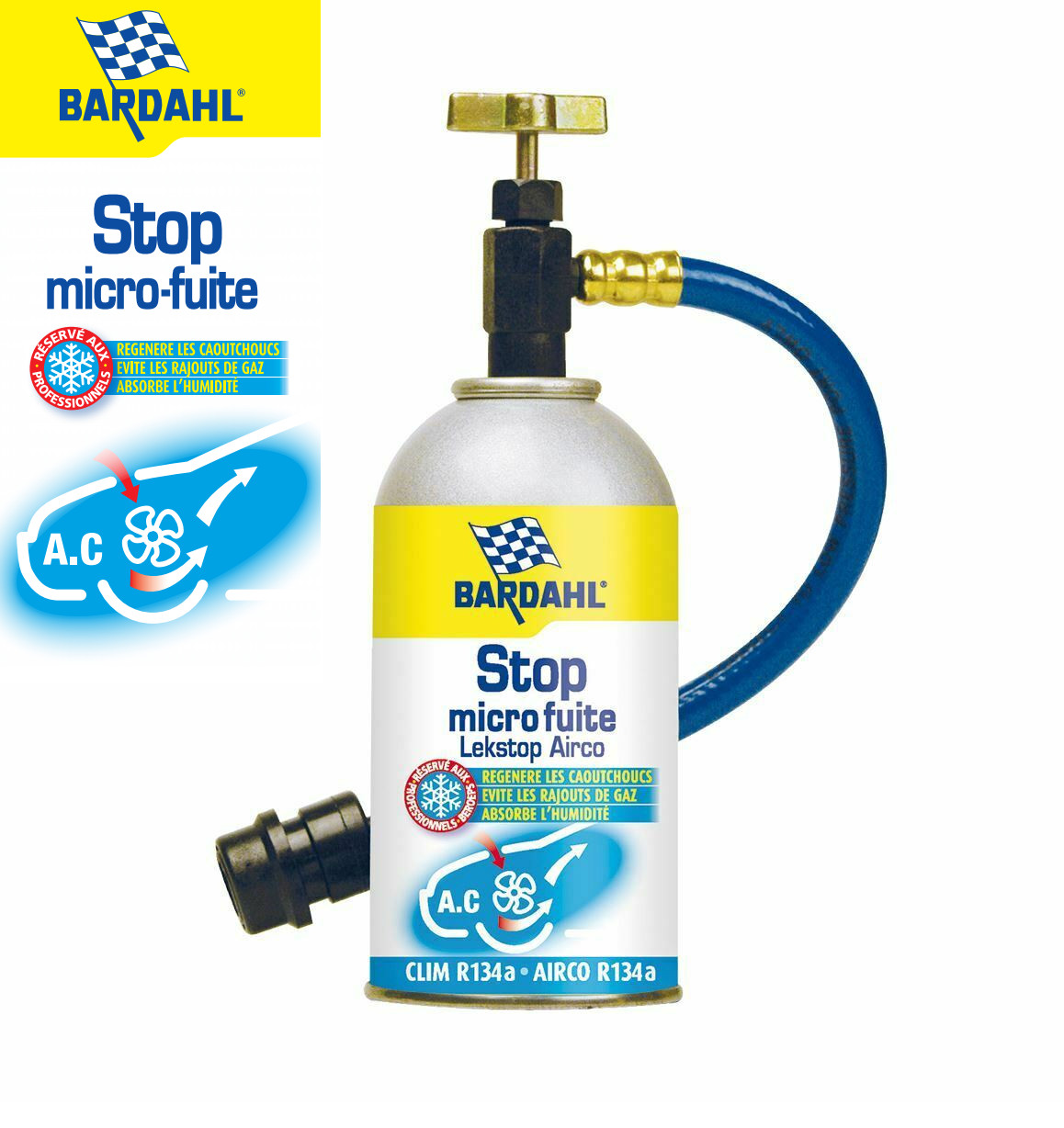 Stop micro fuite clim Bardahl 4436 pour réparer une climatisation auto
