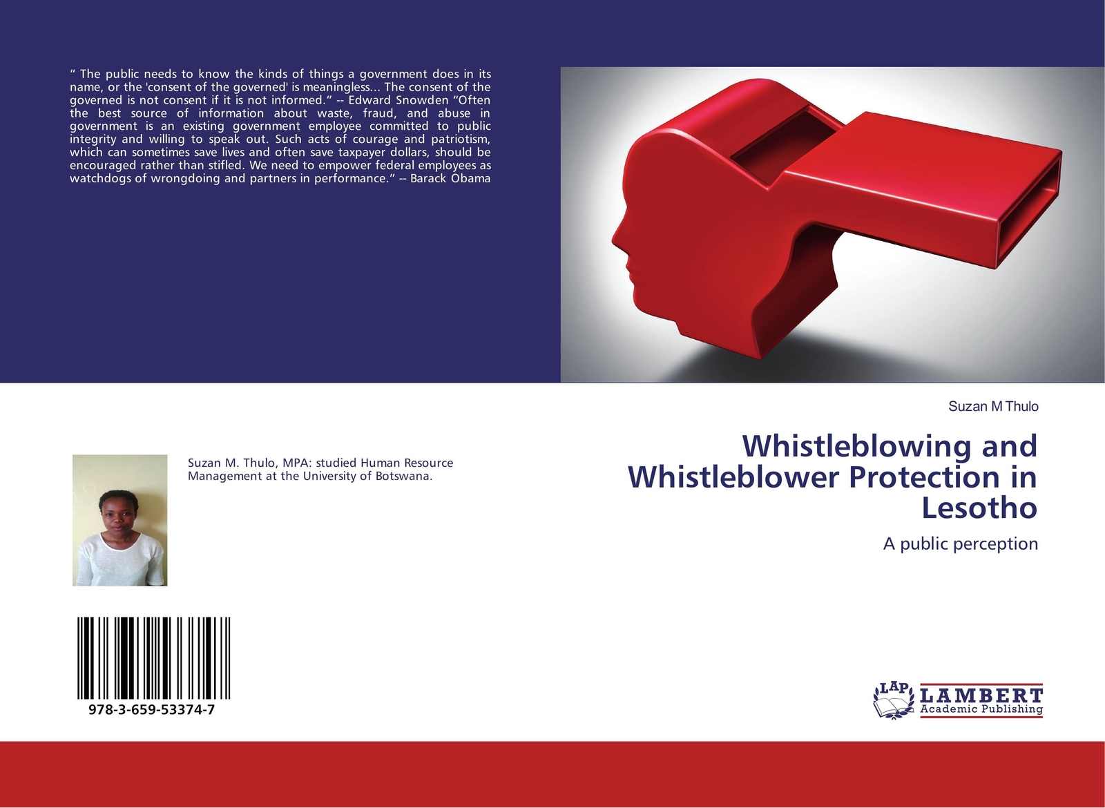 Suzan M Thulo | Whistleblowing And Whistleblower Protection In Lesotho