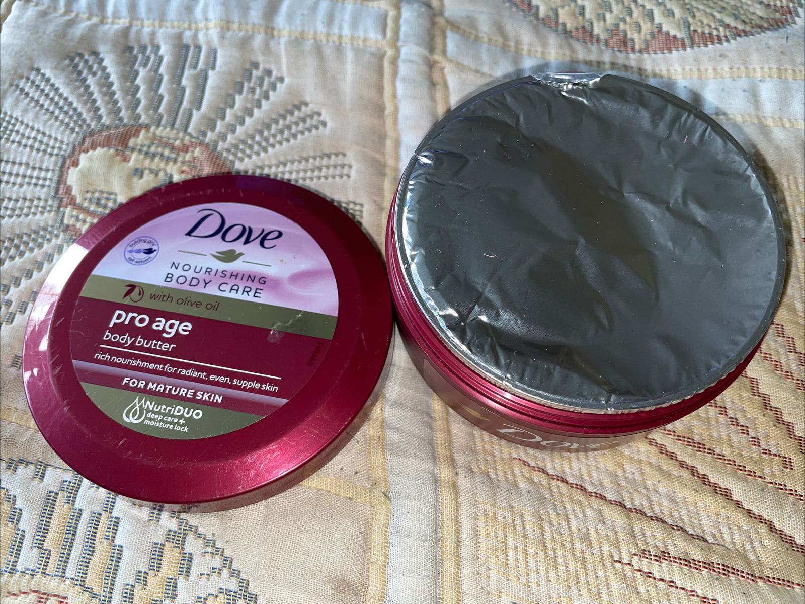 NEW Dove Pro Age Body Butter 250ml Nourishing Body Care + Olive Oil