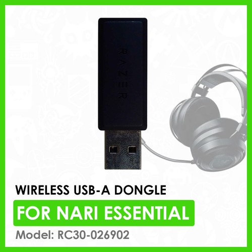 Genuine OEM Razer Nari Essential USB-A Dongle Replacement | Black | RC30-026902
