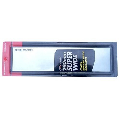 BLOX Racing for 290mm Convex Mirror Black Frame No Tint