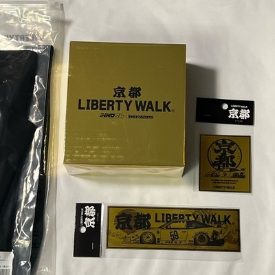 Liberty Walk Kyoto Limited Box Inno64 Mazda RX-7 Pin & T-shirt L