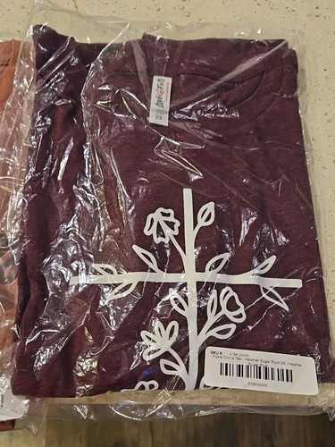 Set Of 3 Love In Faith T-shirts New In Sealed Plastic 2xl Cross, Amazing Grace - Picture 2 of 10