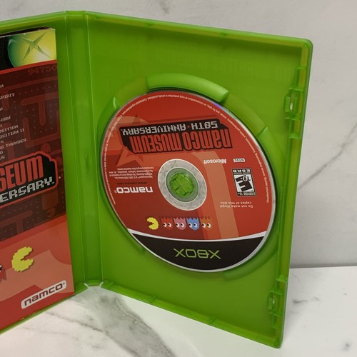 Namco Museum 50th Anniversary (Microsoft Xbox, 2005) with Manual Tested Working - Picture 5 of 5