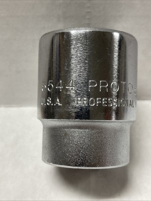 Proto Professional Made in USA 1-3/8'' 12 Point 3/4'' Drive Socket #5444 New