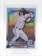 JORDAN YOST 2025 BOWMAN CHROME DRAFT 1ST MEGA BOX DETROIT TIGERS C Q5547