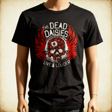 New The Dead Daisies Vintage T Shirt Short Sleeve Black All Size Unisex