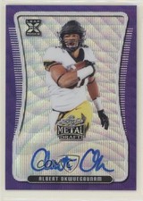 2020 Leaf Metal Draft Purple Wave 1/15 Albert Okwuegbunam #BA-AO2 Auto a8x