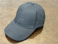 VIP RADO Men's Black Embroidered Logo Adjustable Baseball Cap Strapback Hat