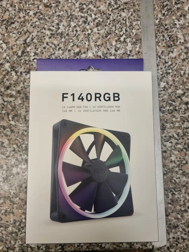 NZXT F140 RGB 140mm Case Fan - Matte Black