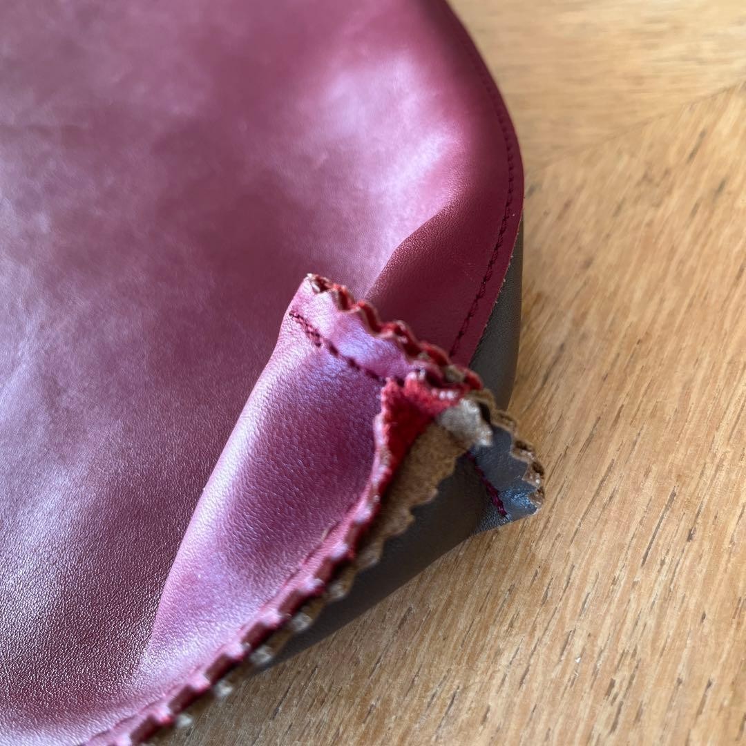 Atelier Jack Gomme Tote Shoulder Bag Leather Handbag Used Good Condition