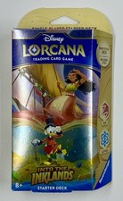 Disney Lorcana Into The Inklands Starter Deck Ruby and Sapphire New Sealed