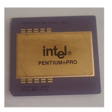 Intel Pentium Pro CPU KB80521EX200 SY032 200MHz Socket 8 66MHz 256KB L2 1-Core