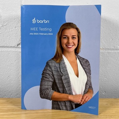2023 - 2024 Barbri Bar Review MEE Testing Multistate Essay Exam UBE MEET