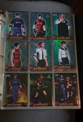 ☣️Resident Evil 2 Chromium Card Set Wildstorm Card Lot Biohazard