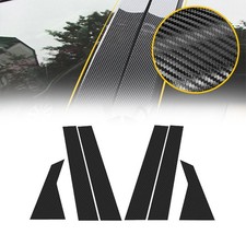 For 2016- 2020 Honda Civic Carbon Fiber Pillar Post Door Trim Car Accessories ED
