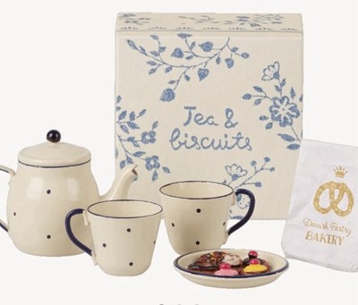 New Maileg Afternoon Tea & Biscuits For Two Set Retired NIB