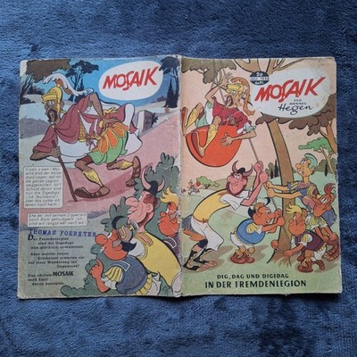 Mosaik Nr 20 ''In der Fremdenlegion'' ORIGINALHEFT Juli 1958 Hegen GUT + NZ!