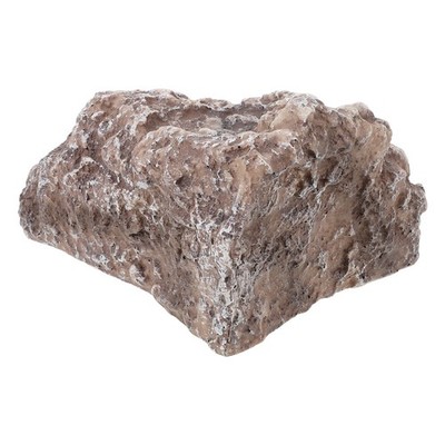 Aquarium and Terrarium Reptile Shelter Light Brown Resin Rock Cave Hideout