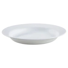 Corning Corelle Winter Frost White  Rimmed Soup Bowl 5596459