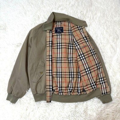 Burberry Harrington Jacket, Nova Check, Horse Logo, Khaki, Unisex