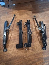 1975-81 Camaro Firebird Driver Seat Track  Adjuster Tracks GM Blem