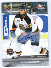 2024-25 Upper Deck CHL STAR ROOKIE #385 Veeti Vaisanen AUTOGRAPH