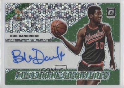 2019-20 Panini Donruss Optic Fast Break Signatures Bob Dandridge Auto HOF 0l2