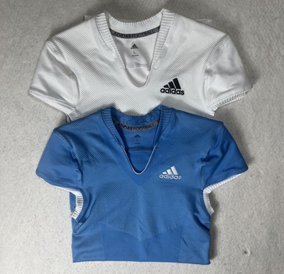 Lot Of Adidas Primeknit A1 Football Practice Jerseys Blue White