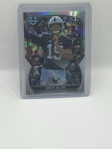 Drew Allar 1st Refractor 2022 Bowman University Chrome #59 Penn State RC