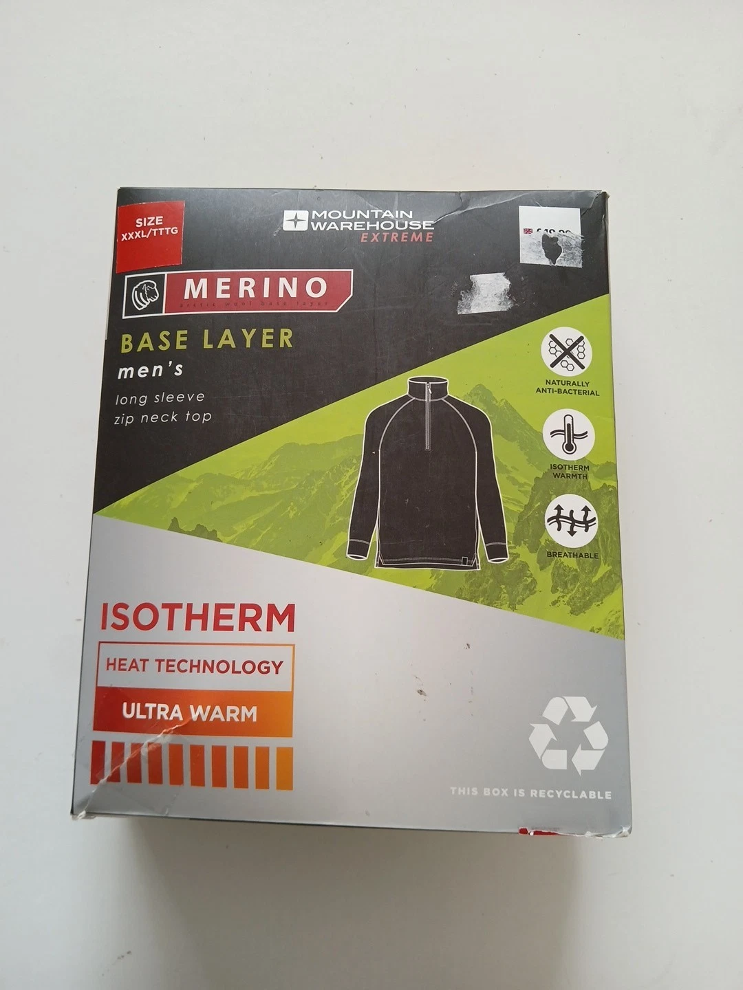 Mountain Warehouse Mens Merino Active Base Layer Mens Long Sleeved Zip Neck Top
Opens in a new windo