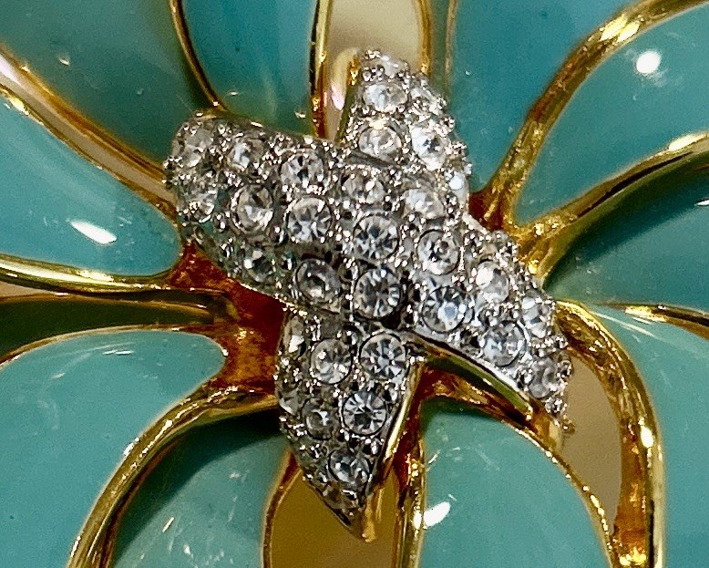 KJL- Thailand-  Kenneth Jay Lane signed Turquoise… - image 3