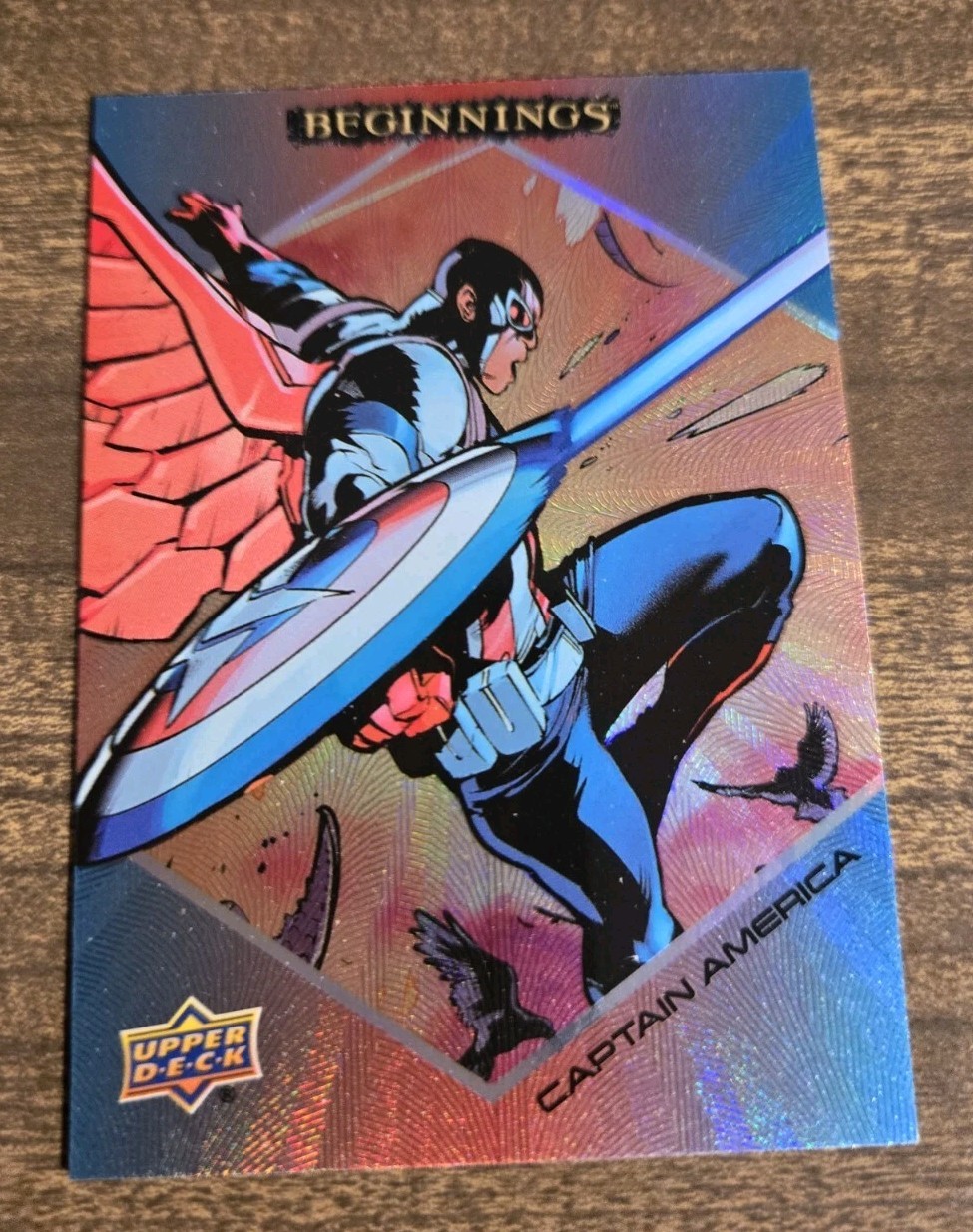 2024 Upper Deck Marvel Beginnings Vol 2 Series 2 Micromotion - Captain America