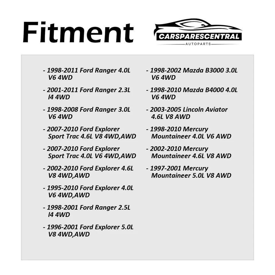 2x Sello de eje delantero derecho para Ford Explorer Sport Trac 2007-2010 4x4 AWD Foto 2 de 4