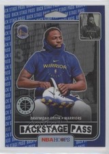 2019 Panini NBA Hoops Premium Stock Back Stage Pass Blue Draymond Green #1 im4
