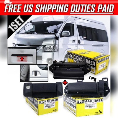 チェロ　HIACE バックパネル Set Tailgate Inner Outer Slide Door Handle Fit Toyota HIACE