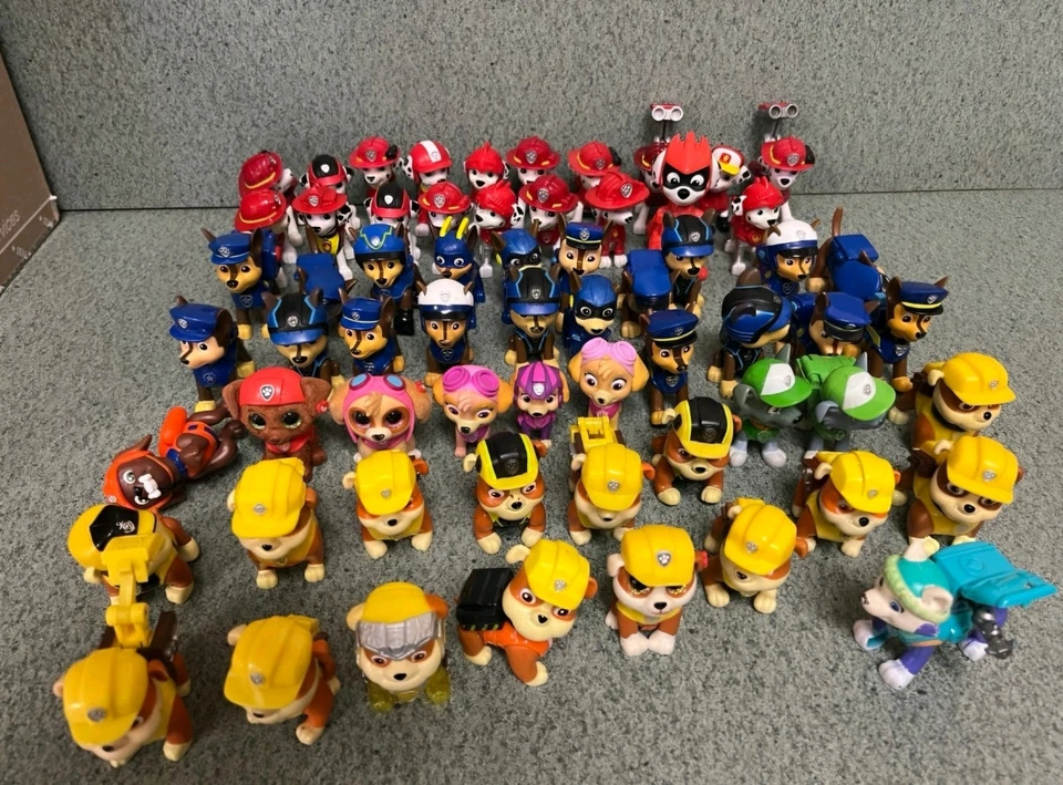 Juego de figuras PAW PATROL NICKELODEON Nick Jr PVC JUGUETE Everest SKYE Zuma TRACKER Foto 4 de 4