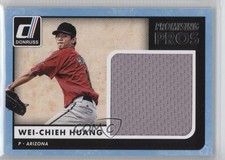 2016 Panini Donruss Promising Pros Materials Wei-Chieh Huang #PPM-WH 0a7