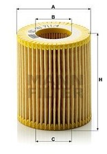 MANN-FILTER HU711/4x Ölfilter für ALFA ROMEO CADILLAC  passend für FIAT OPEL