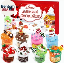 Christmas Slime Advent Calendar 2025, Christmas Countdown Calendar 24 Days of DI