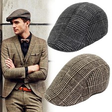 Gorra octogonal de boina retro para hombre de noticiero gorra plana de hiedra informal Gatsby
