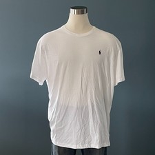 NWT Polo Ralph Lauren Classic Fit White 100 Cotton Jersey S/S T-shirt - XXL
