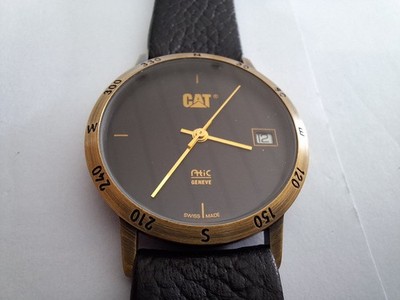 Armbanduhr Herren CAT Caterpillar Dresswatch Swiss Made Edel&Robust läuft Top!